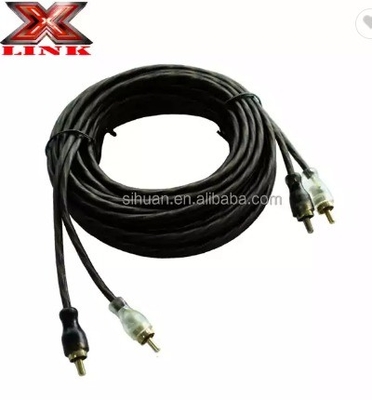 Аудиофильный скрученный пар OFC Car Audio Interconnect RCA кабель 10 м с мягким PVC-жакетом