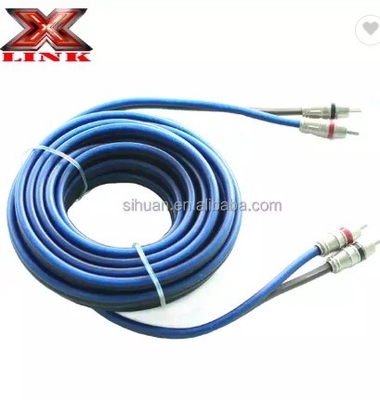 Аудиофильный скрученный пар OFC Car Audio Interconnect RCA кабель 10 м с мягким PVC-жакетом