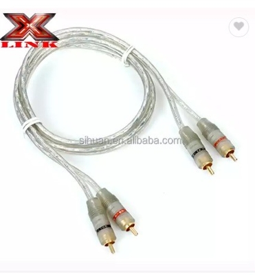 Аудиофильный скрученный пар OFC Car Audio Interconnect RCA кабель 10 м с мягким PVC-жакетом