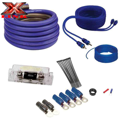 OFC COPPER OR CCA 2500W 2000W 1500W Комплект проводки автомобильного усилителя для автомобильного аудиокабеля