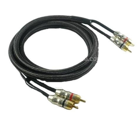 PVC прочный кислород свободный медный RCA кабель для автомобильного аудио соединения
