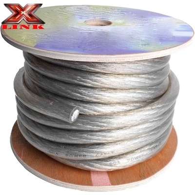 PVC Jacket OFC CCA 2/0awg 1/0awg 2awg 4awg Электрический кабель для автомобильного аудиоусилителя с изоляцией из PVC