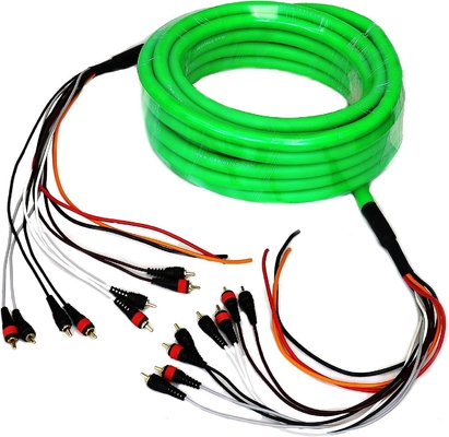 100% кислород без медного многоканального аудио 10 RCA Power Medusa кабель для профессионалов