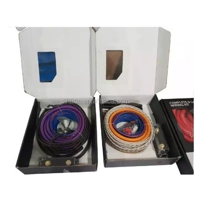 Образец 0 4 8 10 AWG Gauge GA Автомобильный аудиоусилитель Комплект проводки Кабель питания Выступающий провод Комплекты Big 3