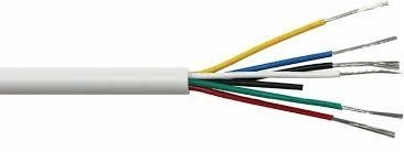 Обнаженный медный проводник 2c 4c 8c 12c 20c кабель пожарной сигнализации с изоляцией из ПВХ
