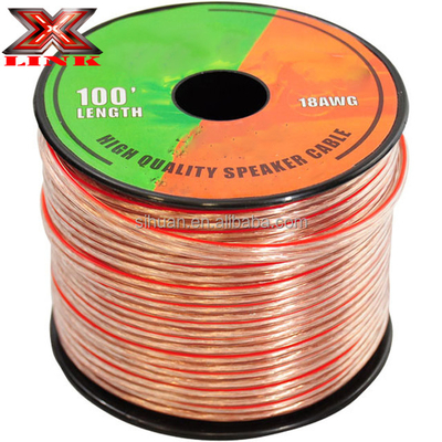 Профессиональный класс 16 калибра CCA OFC Speaker Wire с PVC Jacket в красном и черном цветах