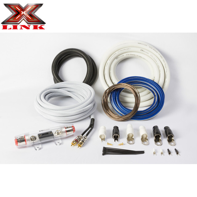 Женские-женские аудиокабели и 4GA RCA-провод для установки проводки автомобильного усилителя