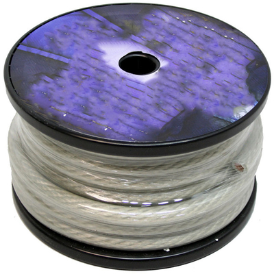 SAE J1128 Стандарт 8AWG Прозрачный красный автомобильный аудиокабель питания с сертификатом ISO9001