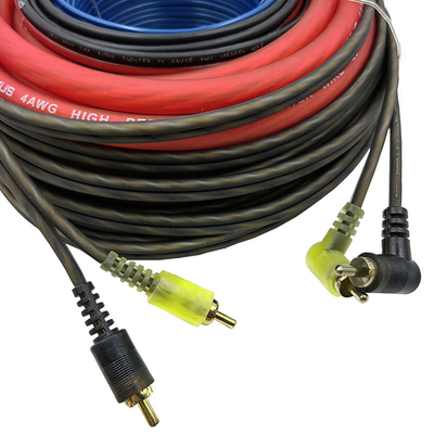 Изолированный ПВХ 8AWG автомобильный аудиоусилитель кабельных наборов с аксессуарами по доступной цене
