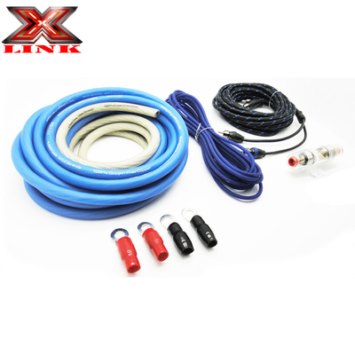OFC Conductor 0 2 4 6 8 AWG Gauge GA Car Audio Cable Kit для системы динамиков
