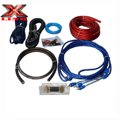 OFC Conductor 0 2 4 6 8 AWG Gauge GA Car Audio Cable Kit для системы динамиков