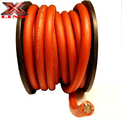 PVC Jacket 4 AWG OFC Car Audio Power Wire в любом цвете Полная спецификация США CEA-2015 Соответствует
