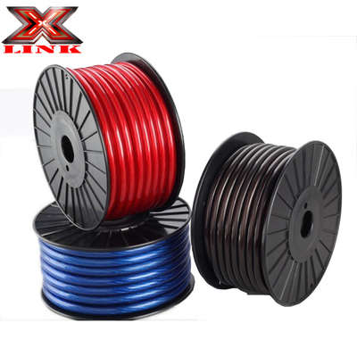 PVC Jacket 4 AWG OFC Car Audio Power Wire в любом цвете Полная спецификация США CEA-2015 Соответствует