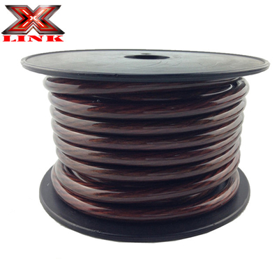 PVC Jacket 4 AWG OFC Car Audio Power Wire в любом цвете Полная спецификация США CEA-2015 Соответствует