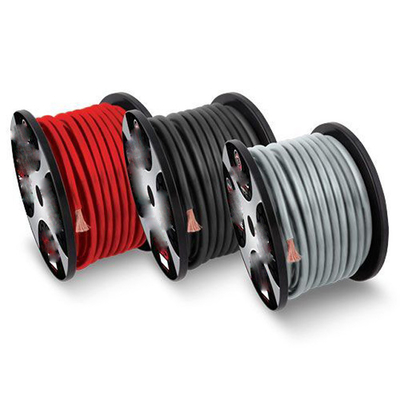 PVC Jacket 4 AWG OFC Car Audio Power Wire в любом цвете Полная спецификация США CEA-2015 Соответствует