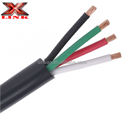 Проводник на решетке Домашний прибор Электрический провод 14 га x4c 18awg x3c в черном или белом цвете