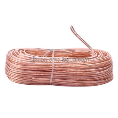 Solid 16 Gauge Copper Wire Flat Speaker Cable For Home Audio Speaker Amplifier (Твердый 16 калибр медный проволока плоский кабель для домашнего аудиодиапазона)