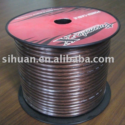 1/0 AWG Gauge Car Audio Power Cable Медно-пластированный алюминиевый проводник для подачи энергии