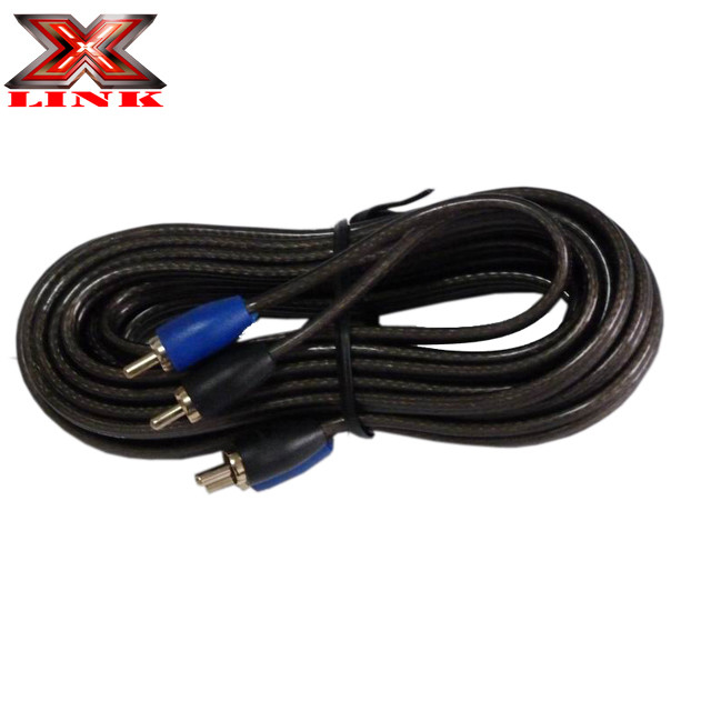 Авто RCA аудио кабель Y адаптер 0ft Защищенные RCA кабели с изоляционным материалом PVC