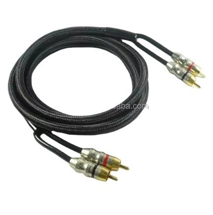 Аудиофильный скрученный пар OFC Car Audio Interconnect RCA кабель 10 м с мягким PVC-жакетом