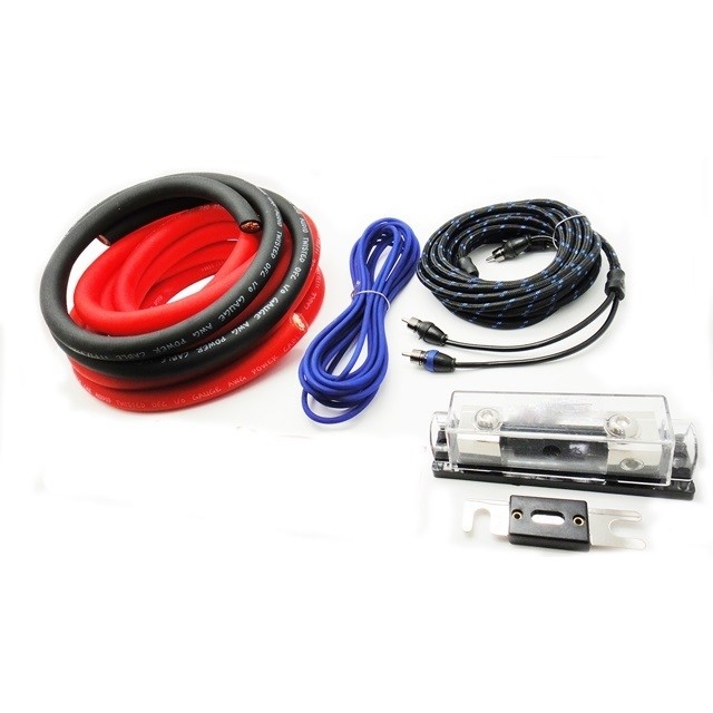 OFC COPPER OR CCA 2500W 2000W 1500W Комплект проводки автомобильного усилителя для автомобильного аудиокабеля