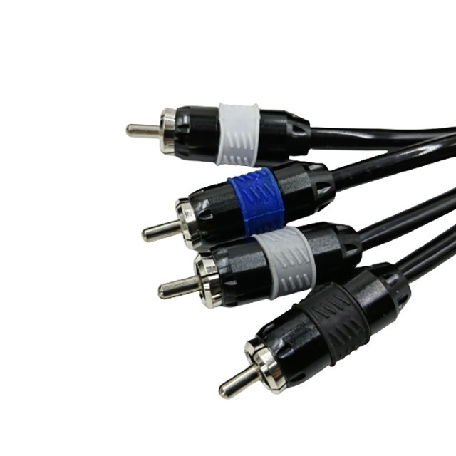 Мягкий ПВХ куртка Медный RCA кабель с OFC проводником в любом цвете