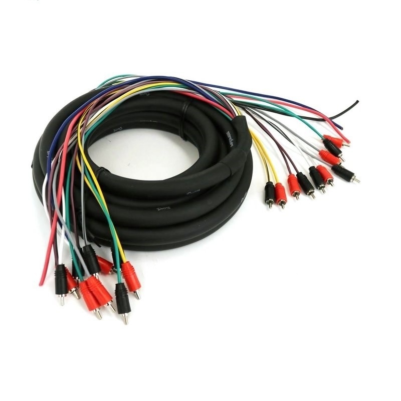 100% кислород без медного многоканального аудио 10 RCA Power Medusa кабель для профессионалов