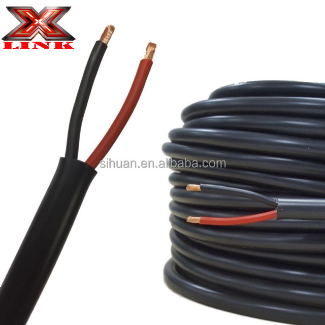 Изолированный 03206 Стягивающий кабель RV прицеп кабель 12 14 Ga 2 Wire Flat Brake Cable