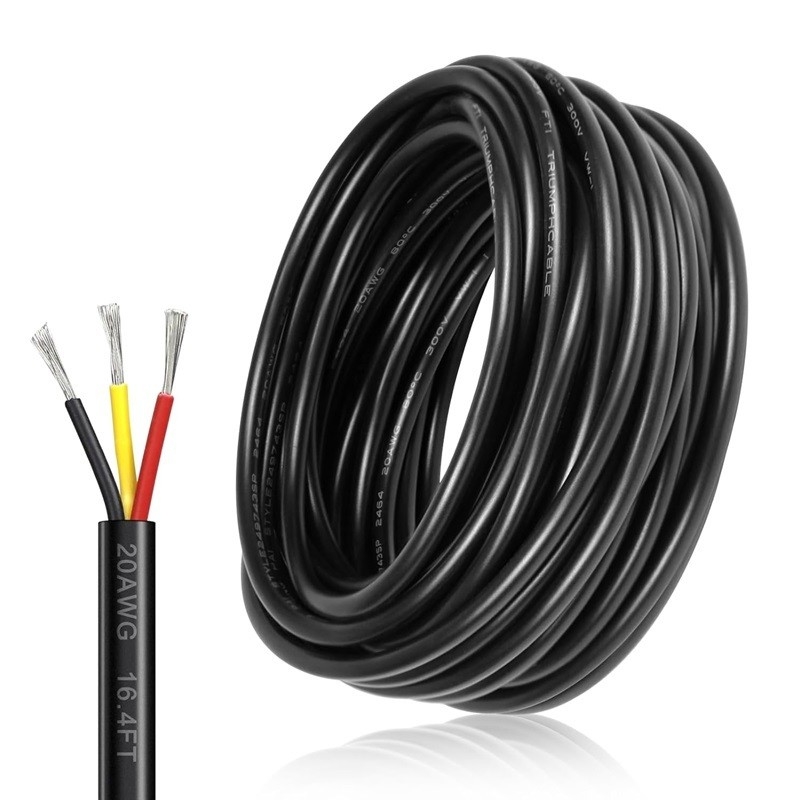 18AWG 2 Проводник 20AWG 3 Проводник Электрический провод ПВХ натянутый стаканчатый медный провод