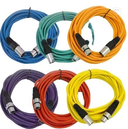24AWG ПВХ изоляция XLR DMX кабель для микрофонов радиостанций и систем динамиков
